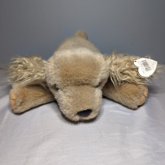 Lot of 2 Ty Classic Corky Cocker Spaniel Baby Paws Bear Lying Puppy Dog 1996 - Picture 4 of 16